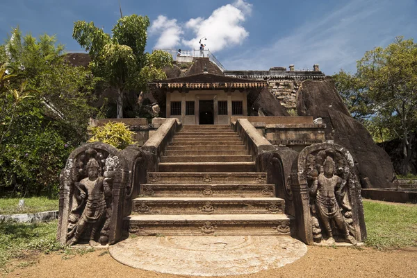 Isurumuniya templet i Anuradhapura, Sri Lanka Stockbild