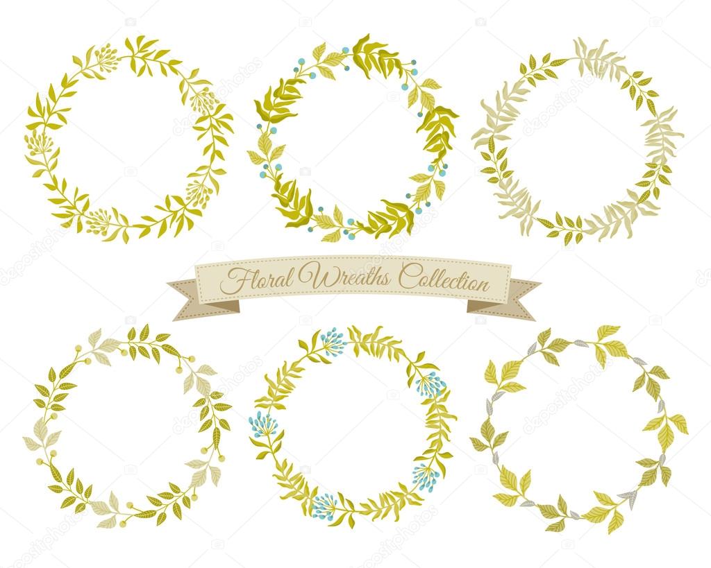 Floral Wreaths Collection