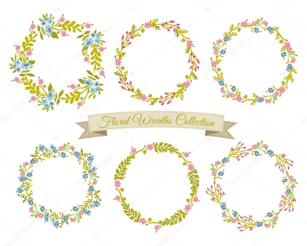 Floral Wreaths Collection