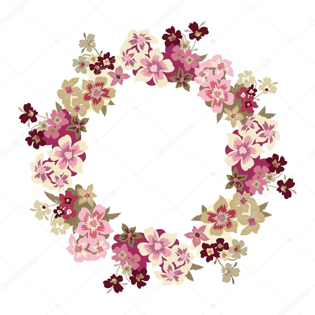 Floral Vector Wreath