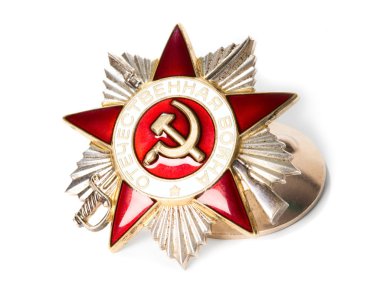 Kızıl Yıldız ile gümüş madalyon