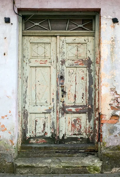 Ξύλινη παλιά πόρτα vintage μόδα — Φωτογραφία Αρχείου
