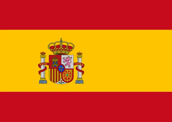 Clean flag of Spain — Stock Photo, Image