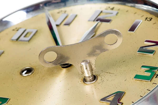 Golden clock — Stock Photo, Image