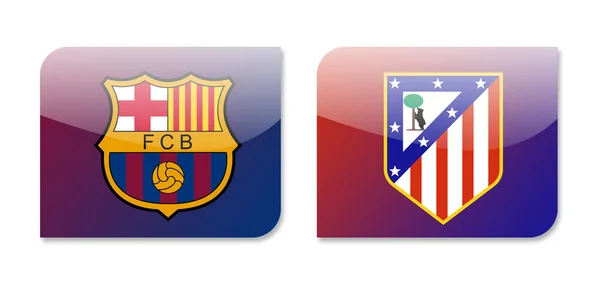 Barcelona vs atletico madrid — Stockfoto