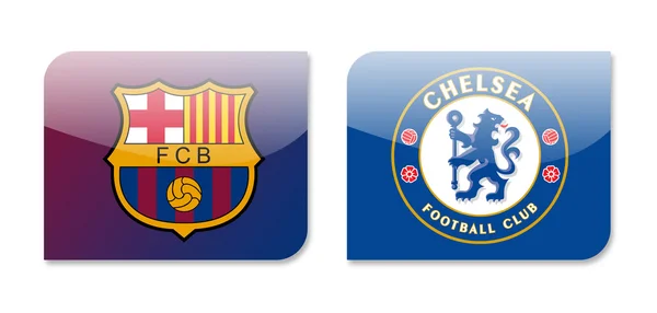 Barcelona vs chelsea — Stockfoto