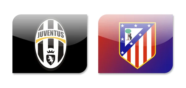 Juventus vs atlético — Foto de Stock