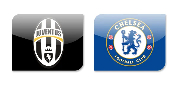 Juventus vs chelsea — Stockfoto