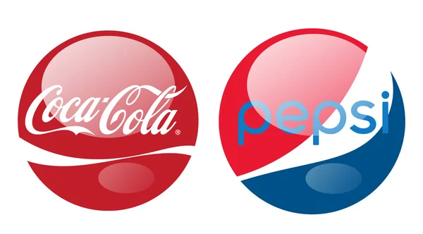 Cola ve pepsi — Stok fotoğraf