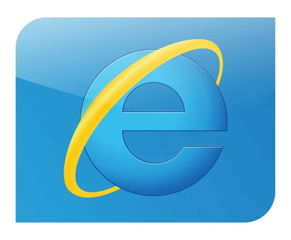 Navegador Internet Explorer — Fotografia de Stock