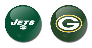 Jets vs packers clipart