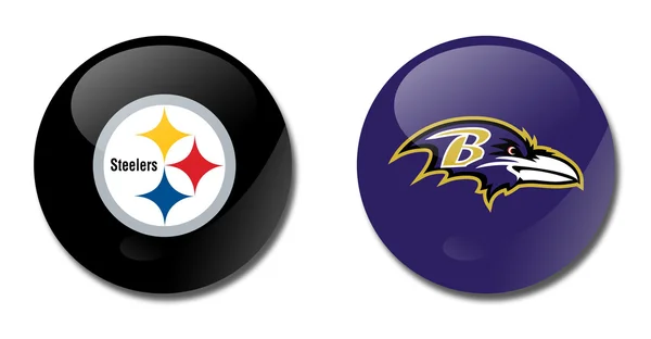 Steelers vs corvi — Foto Stock