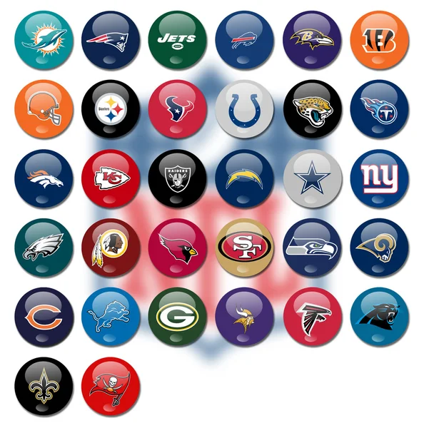 Equipos Nfl — Foto de Stock