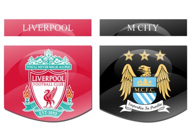 Liverpool vs manchester city clipart