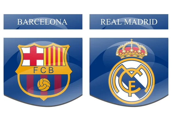 Barcelona vs real madrid — Stock fotografie