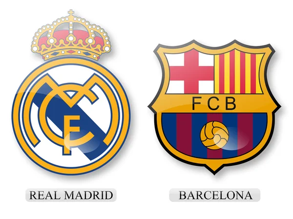 Real madrid vs barcelona — Stock fotografie