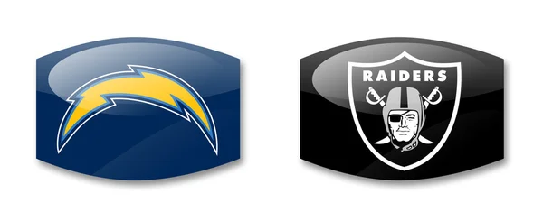 Laders vs raiders — Stockfoto