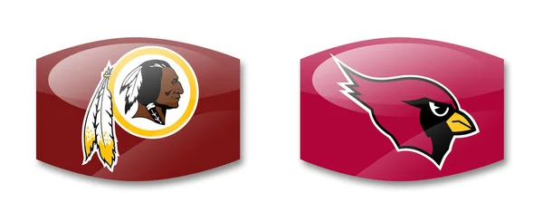 Redskins vs cardinals — Stockfoto