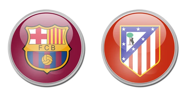 Barcelona vs Atlético Madrid — Foto de Stock