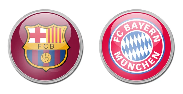 Barcelona gegen Bayern München — Stockfoto