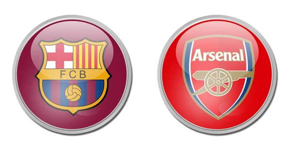 Arsenal vs Barcelona —  Fotos de Stock