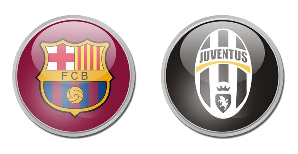 Barcelona vs juventus — Foto de Stock