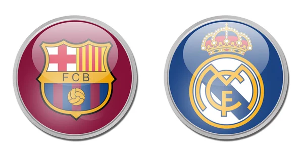 Barcelona vs madrid real — Fotografia de Stock