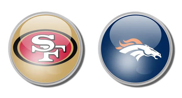 Broncos vs 49ers — Foto Stock
