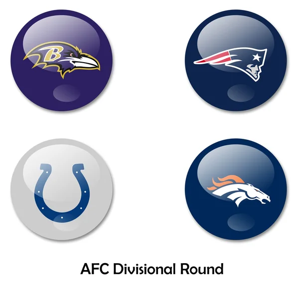 Nfl afc round divisionale — Foto Stock