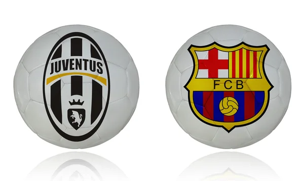 Juventus vs Barcelona — Stockfoto