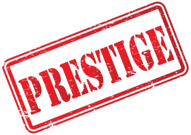 Prestij kauçuk damga beyaz