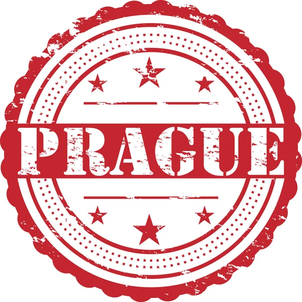 Sello Insignia Ciudad Praga —  Fotos de Stock