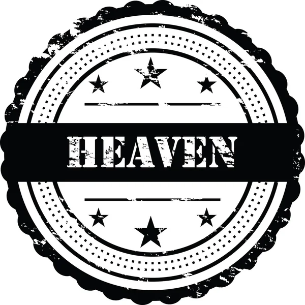 Insignia Heaven Grunge Blanco —  Fotos de Stock