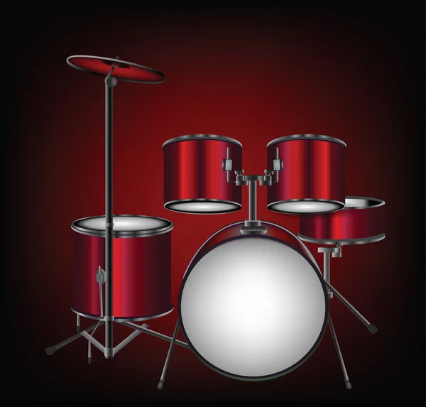 Ilustración Drum Kit — Foto de Stock