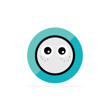 Beyaz arka plan üzerinde izole üç duygu çıkartmaları kümesi