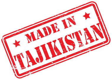 Tacikistan lastik damgalamak içinde yapılan