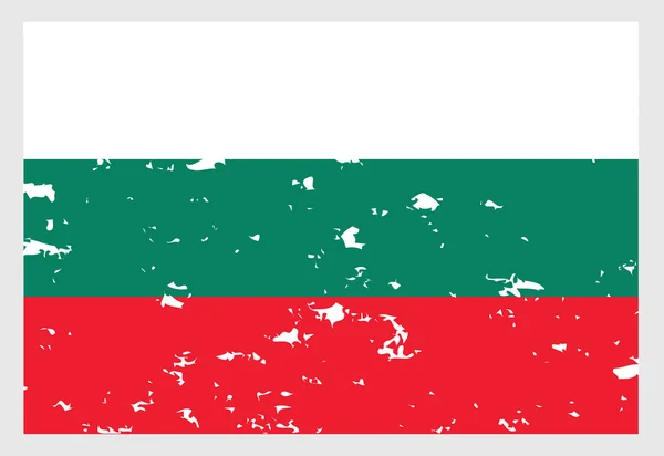 图保加利亚国旗在白色背景 — 图库照片