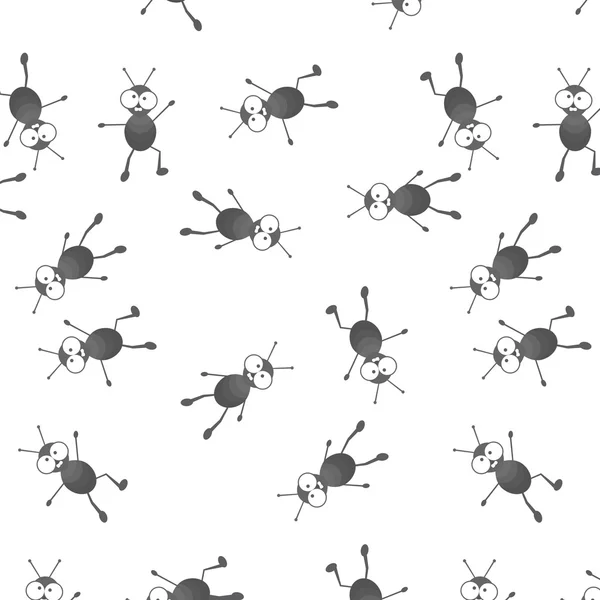 Pattern Ants Cartoon — Stock Photo, Image