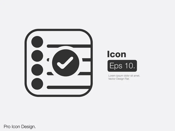 Notepad Icon Flat Design Modern Icon Design Digital Icon Web — Stock Photo, Image