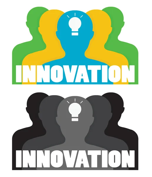 Innovation Concept Logo Like / Innovation Icon Graphics / Teamwo