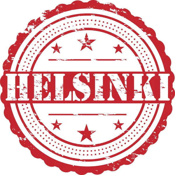 Insigne Helsinki Grunge Sur Blanc — Photo