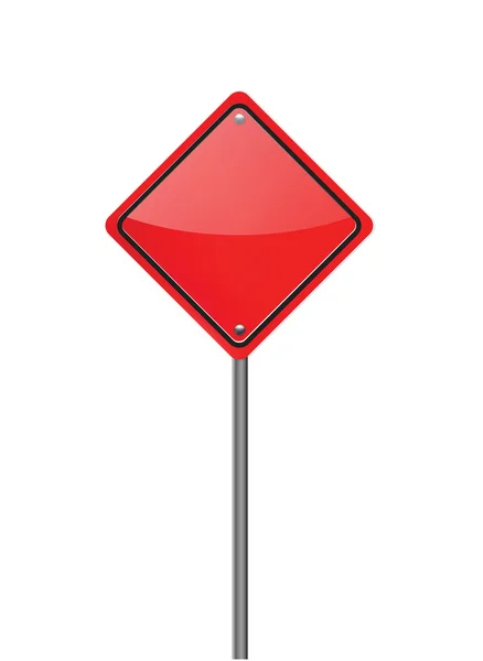 Road Sign White — Stock Photo, Image