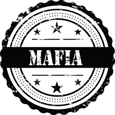 Mafya / Grunge siyah rozeti