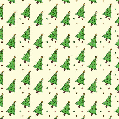 Noel ağacı desenli arkaplan