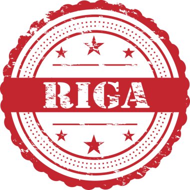 Riga şehir ülke rozet Stam