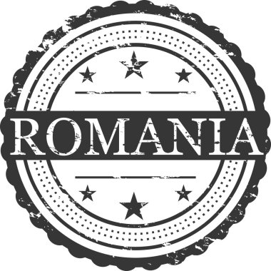 Romanya şehir ülke rozet damgası