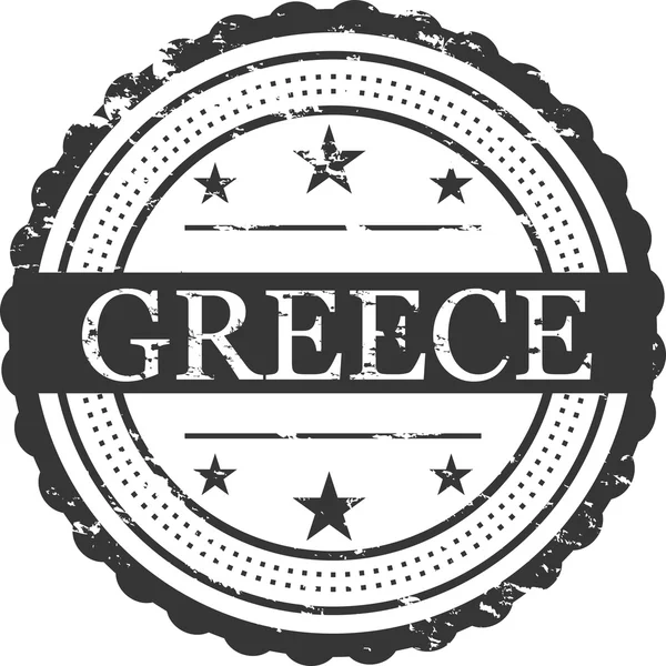 Greece Country Grunge Briefmarkensymbol — Stockfoto