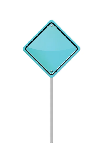 Road Sign White — Stock Photo, Image