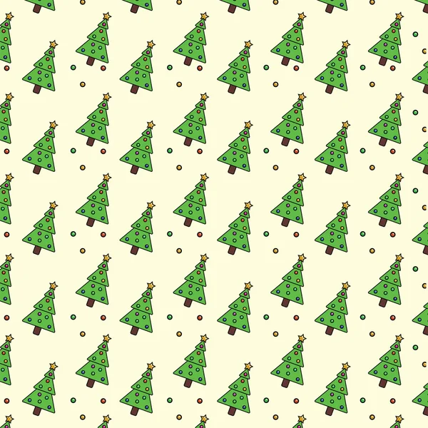 Christmas Tree Pattern Background — Stock Photo, Image