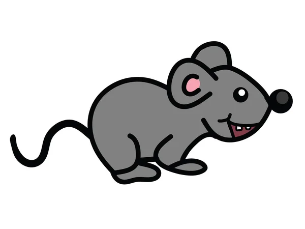 Cute Cartoon Mouse Illustration — Stock Photo, Image